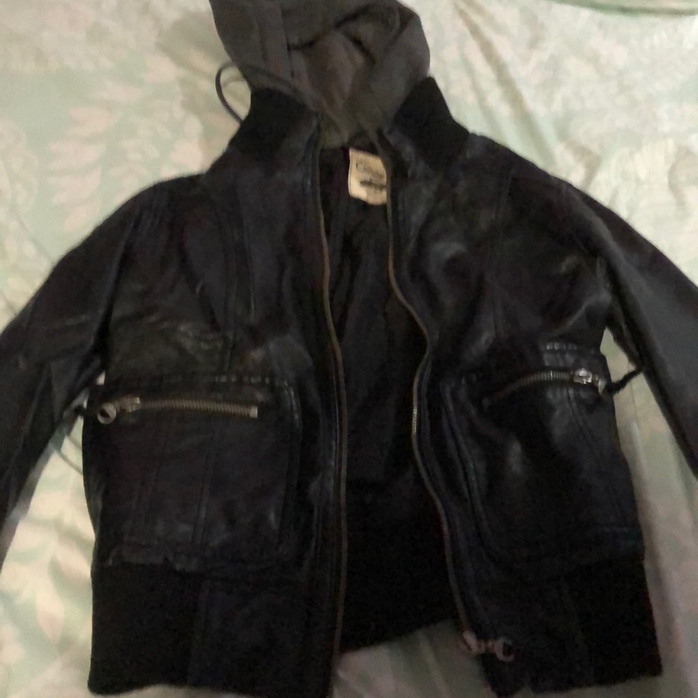 Leather jacket